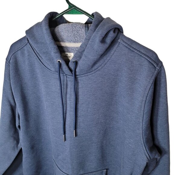 Ridgecrest Performance Hooded Sweatshirt Blue Womens Large Warm Pullover Fall - Picture 2 of 8